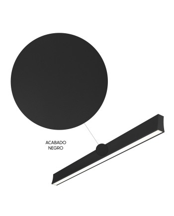 HANOK * APLIQUE LED 38W 3000K 110º NEGRO